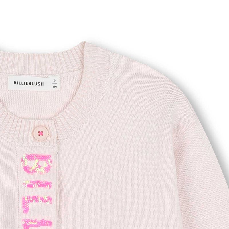 Billieblush Sequin Band Cardigan 8Y-10Y image number 2